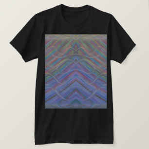 Camiseta Arte Abstrata Colorida Única P40M