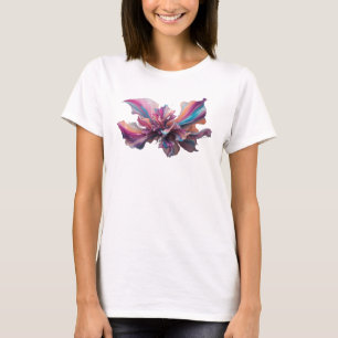 Camiseta Arte abstrata cor-de-rosa impressionante Design