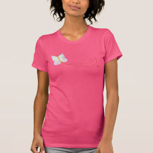 Camiseta Arte abstrata de borboleta bonita para vestir