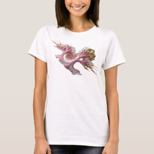 Camiseta Arte Abstrata Dourada ARTE ABSTRATA Arte Vestível