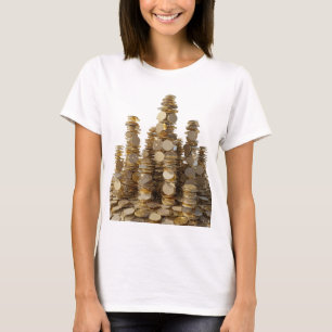 Camiseta Arte abstrata em cinza legal Impressão de arte