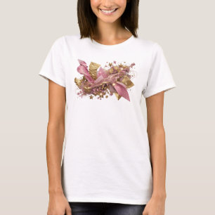 Camiseta Arte abstrata em laranja legal Impressão de arte