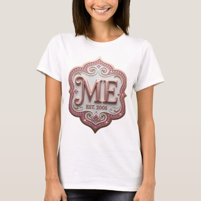 Camiseta Arte Abstrata em Ouro DESIGN Gráfico (Frente)