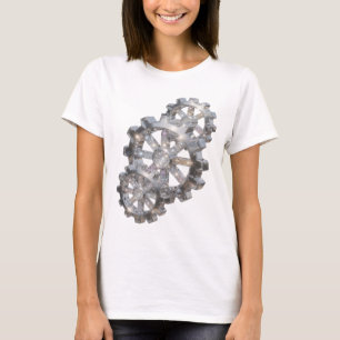 Camiseta ARTE ABSTRATA em Prata IMPRESSIONANTE para Moda