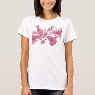 Camiseta ARTE ABSTRATA Iconica em Prata Estampa de Moda v2