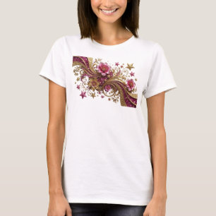 Camiseta ARTE ABSTRATA Laranja DISSONANTE Impressão de Arte