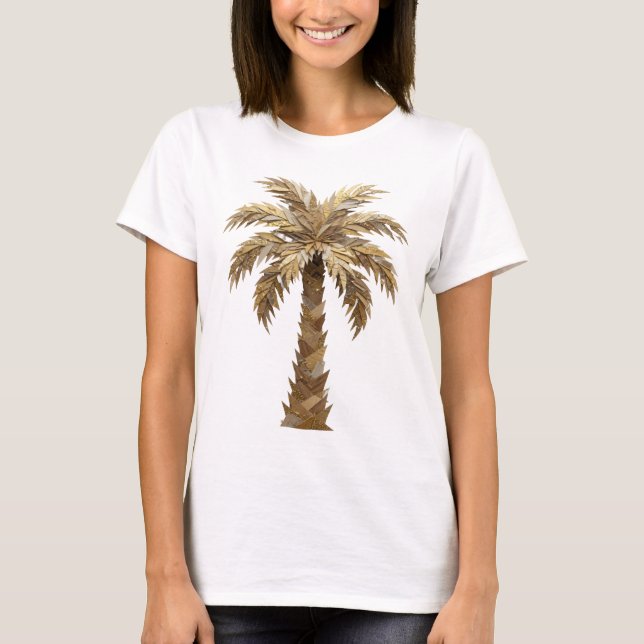 Camiseta Arte abstrata moderna de prata espirituosa Design (Frente)