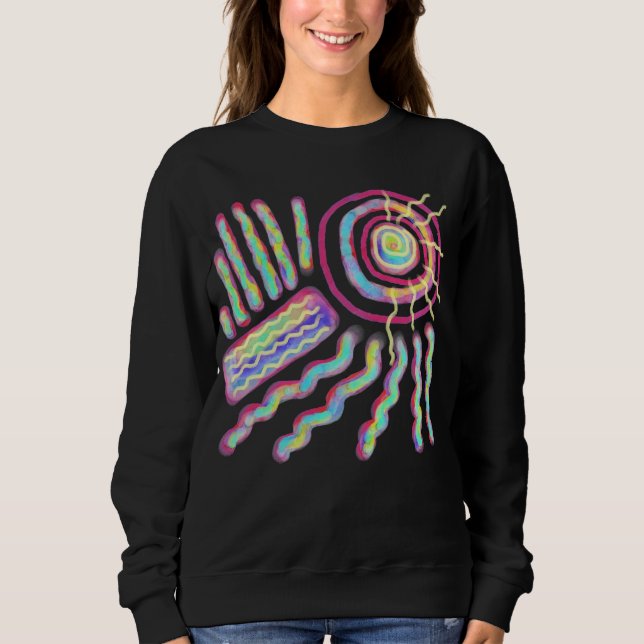 Camiseta Arte abstrata original para vestir (Frente)