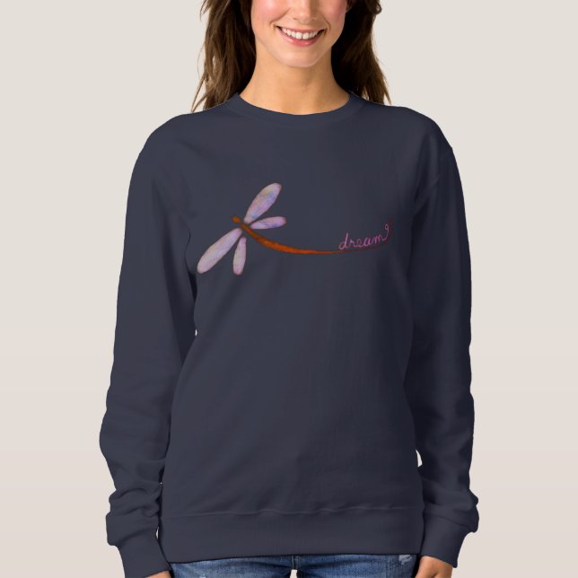 Camiseta Arte abstrata para vestir Libélula Sonho (Frente)