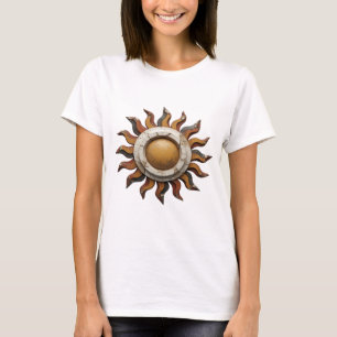 Camiseta Arte abstrata prateada com arestas ABSTRACT ART De