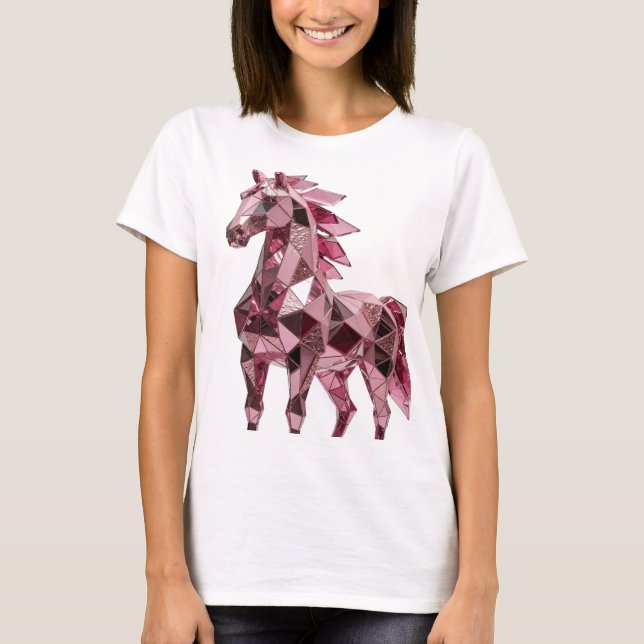 Camiseta Arte abstrata prateada com design ousado (Frente)