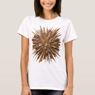 Camiseta Arte abstrata prateada de DESIGN GRÁFICO moderno