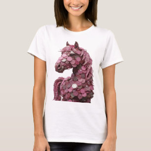 Camiseta Arte abstrata prateada DESIGN Gráfico na moda