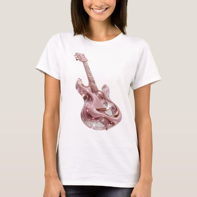 Camiseta Arte abstrata prateada e divertida para impressão  (Frente)