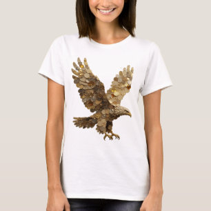 Camiseta Arte abstrata prateada em DESIGN GRÁFICO