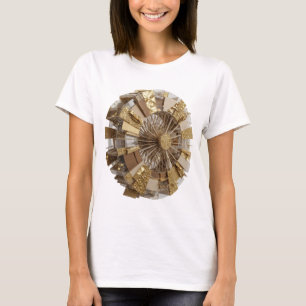 Camiseta ARTE ABSTRATA PRATEADA ICÔNICA Design Moderno