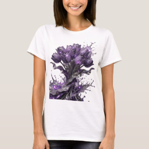 Camiseta ARTE ABSTRATA Printa de ARTE em Prata v2