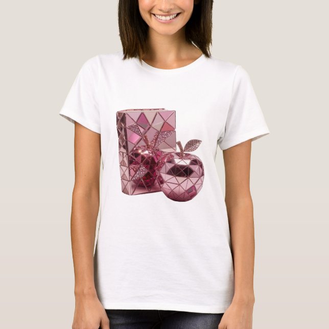 Camiseta ARTE ABSTRATA Stylish Silver MODA Impressão v2 (Frente)