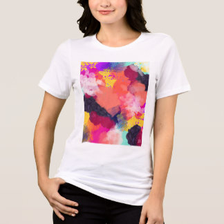 Camiseta Arte abstrata vibrante