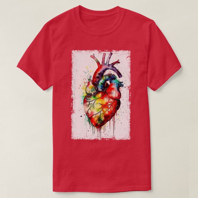 Camiseta arte abstrato (Frente do Design)