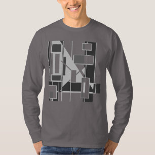 Camiseta Arte Abstrato de inspiração MCM geométrica da Cubi