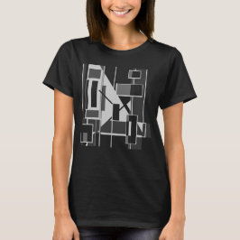 Camiseta Arte Abstrato de inspiração MCM geométrica da Cubi