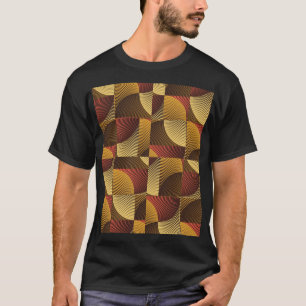 Camiseta Arte Abstrato Geométrica Fundo Texturizado