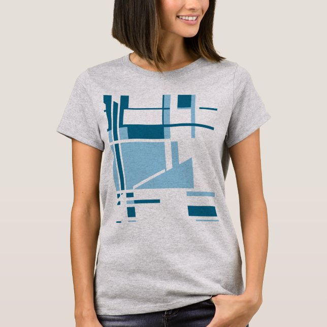 Camiseta Arte Abstrato Geométrica inspirada no MCM (Frente)
