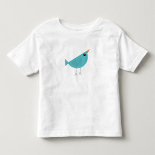 Camiseta Arte Adorável e Caprichosa de Pássaros da Natureza