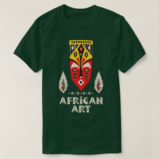 Camiseta Arte Africana (Frente do Design)
