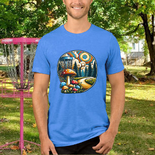 Camiseta Arte Ai Psicodélica De Golf De Disco Retroativo