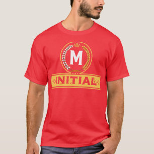 Camiseta Arte alfabética por Viralfont - Letra M