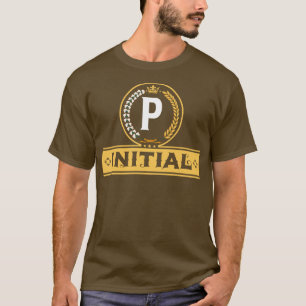 Camiseta Arte alfabética por Viralfont - Letra P
