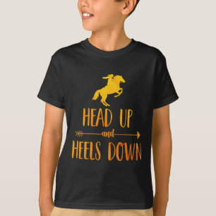 Camiseta Arte Anel De Cavalo Para Mulheres Meninas Rajadas 