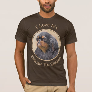 Camiseta Arte Animal Original Pintura Inglesa Toy Spaniel