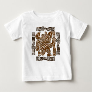 Camiseta Arte Antiga Tribal do Guerreiro de Águia Asteca