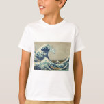 Camiseta Arte asiática - a grande onda fora de Kanagawa<br><div class="desc">Arte asiática - a grande onda fora de Kanagawa a grande onda fora de Kanagawa (神奈川沖浪裏),  igualmente conhecido como a grande onda ou simplesmente a onda,  pelo artista japonês Hokusai do ukiyo-e. como parte da série de Hokusai trinta e seis vistas de Monte Fuji (富嶽三十六景).</div>