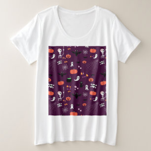 Camiseta Arte Assustadoramente Fofa de Halloween