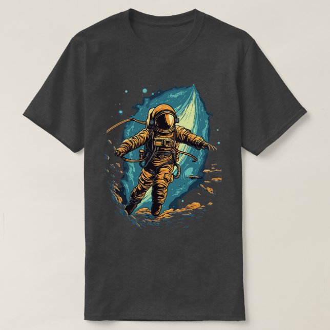 Camiseta Arte astronauta (Frente do Design)