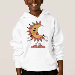 Camiseta arte boho sol e lua