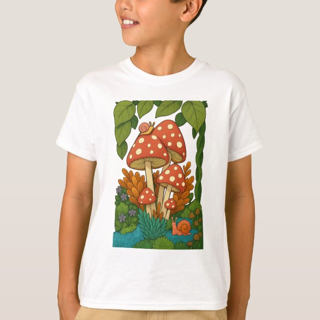 Camiseta Arte botânica (Frente)
