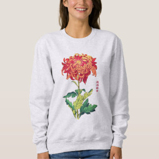 Camiseta Arte Botânica de Crisântemo Japonês