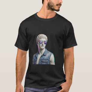 Camiseta Arte Clássica Divertida Moda de Rua Moderna