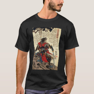 Camiseta Arte clássica oriental legal do guerreiro do