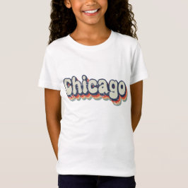 Camiseta Arte Clássico Cromo Chicago Illinois