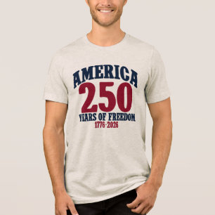 Camiseta Arte Colegial América 250 Anos de Liberdade