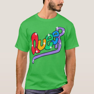 Camiseta Arte Colorida Arte Arco Arco-Íris LGBTQ