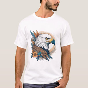 Camiseta Arte Colorida - Boho Spiritual Flor PatterT-Shirt