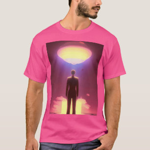 Camiseta Arte Colorida De Alienígena Vibrante legal Ufo.