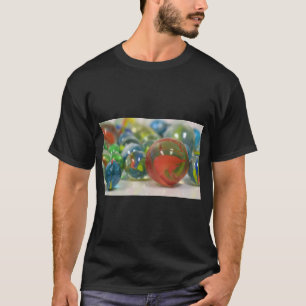 Camiseta Arte Colorida de Mármores
